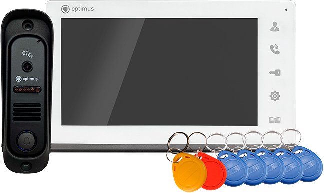 

Комплект видеодомофона Optimus Leader 2.0 IK-7.0 w+b В0000016315