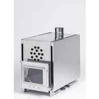 Свободностоящая печь-камин Инвент Средний с теплообменником (со стационарными экранами)