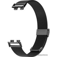 Браслет Rumi Mesh металлический для Huawei Band 8/9 (черный)