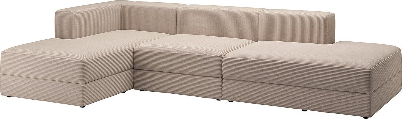 Модульный диван Ikea Jattebo самласа серо-бежевый s89485107