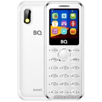 Кнопочный телефон BQ BQ-1411 Nano (серебристый)