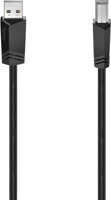 

Кабель Hama 200604 USB Type-A - USB Type-B (5 м, черный)