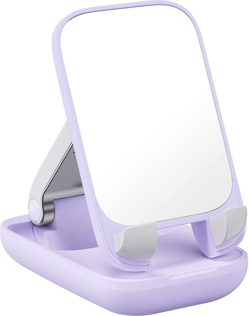 

Подставка Baseus Seashell Series Phone Stand (с зеркалом, сиреневый)