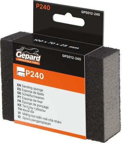Шлифовальная губка Gepard GP5012-240