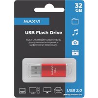 USB Flash Maxvi MP 32GB (красный)