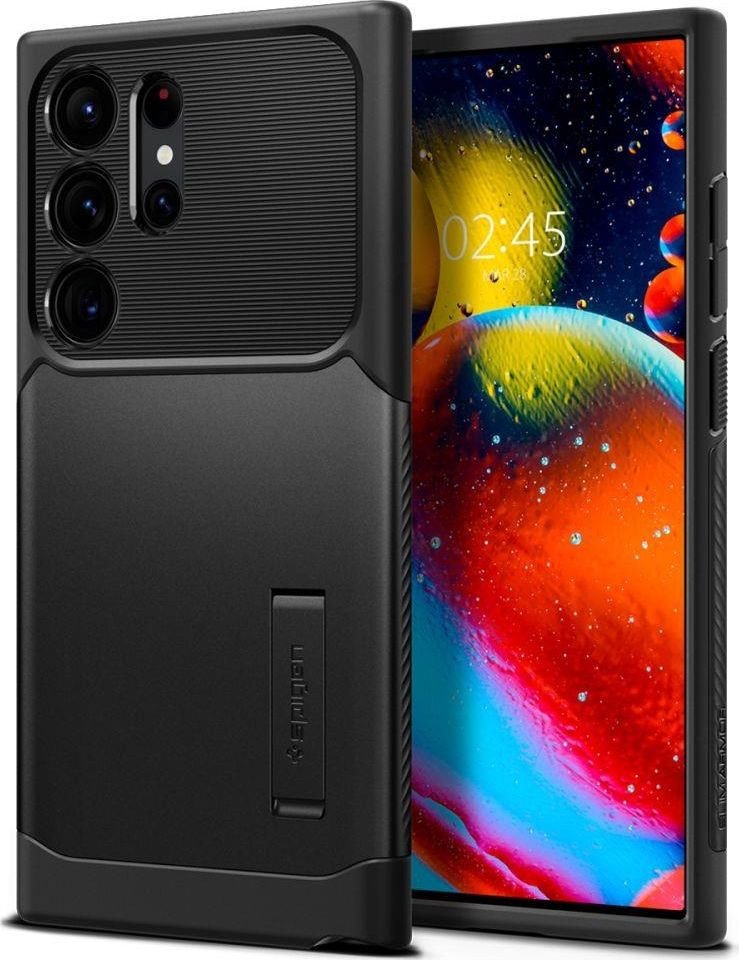 

Чехол для телефона Spigen Slim Armor для Galaxy S23 Ultra ACS05641 (черный)