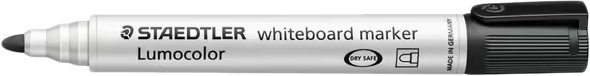 

Маркер Staedtler Lumocolor whiteboard marker 351-9 (1 шт, черный)
