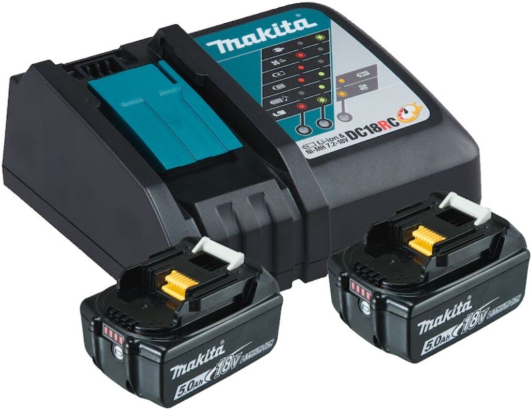 Аккумулятор с зарядным устройством Makita BL1850B 197570-9 (18В/5.0 Ah + 18В)