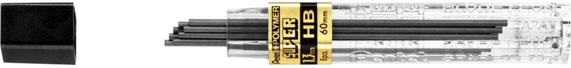 

Набор грифелей для карандаша Pentel Hi-Polymer CH13-HBX (8 шт)