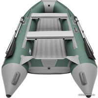 Моторно-гребная лодка Roger Boat Trofey 2900 (без киля, зеленый/серый)