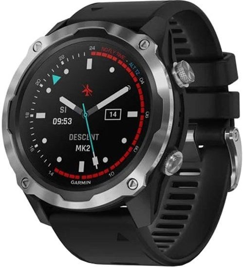 

Умные часы Garmin Descent Mk2 (нержавеющая сталь/черный)