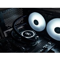 Жидкостное охлаждение для процессора DeepCool GAMMAXX L240T White DP-H12RF-GL240TW