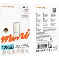 USB Flash Borofone BUD6 16GB (серебристый)