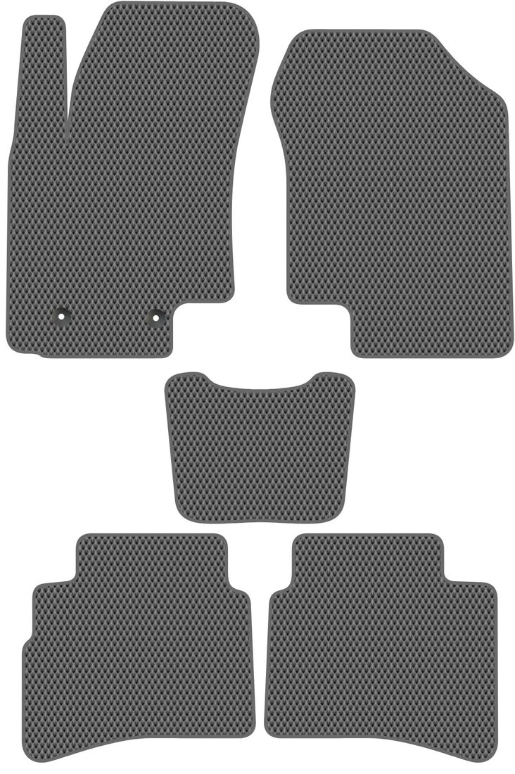 

Комплект ковриков для авто Alicosta Москвич 3 I (suv) 2022 - Н.В. (серый, ромб)