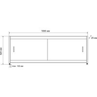 Фронтальный экран под ванну Emmy Бланка 170