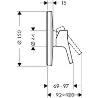 Смеситель Hansgrohe Talis S [72606000]