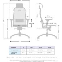 Офисное кресло Metta Samurai S-3.041 (темно-бордовый)