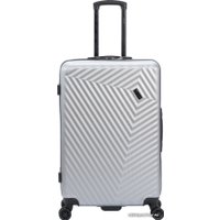 Чемодан-спиннер Torber T1919L 77 см (серебристый)