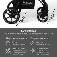 Коляска прогулочная «книга» Bubago Model Cross City BG 155-1 (cветло-зеленый)
