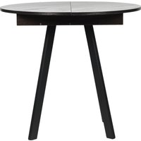 Кухонный стол ВВР Элип-2 (лавант/черный профиль, пластик)