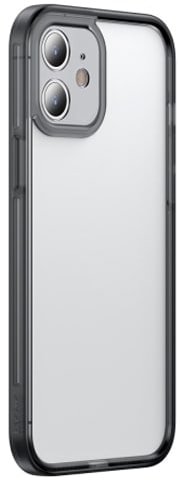 

Чехол для телефона Baseus Camera Lens Protector Frame для Apple iPhone 12 Pro Max (черный)
