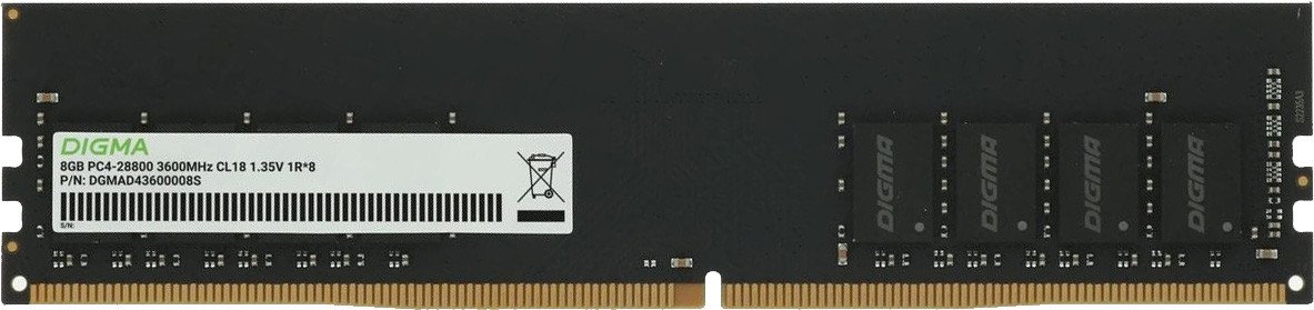 Оперативная память Digma 8ГБ DDR4 3600 МГц DGMAD43600008S