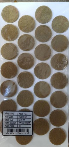 Подпятник Pacific фетровый д.28 (коричневый)