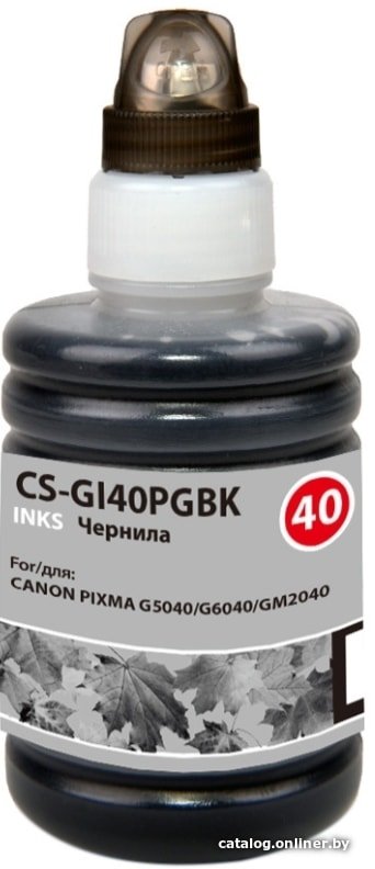 Чернила CACTUS CS-GI40PGBK (аналог Canon GI-40PGBK)