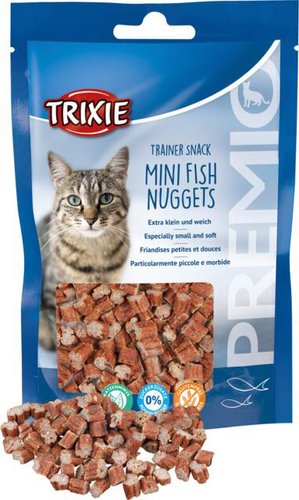 Лакомство для кошек Trixie PREMIO Mini Fish Nuggets (рыбные мини-наггетсы) 50 г
