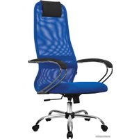 Офисное кресло Metta SU-B-8 (хром, синий)