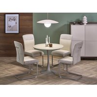 Кухонный стол Halmar Tolio 90/76 (травертин/кашемир)