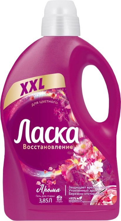 

Гель для стирки Ласка Арома уход (3.85 л)