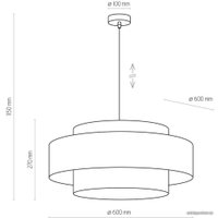 Подвесная люстра TK Lighting Calisto 4376