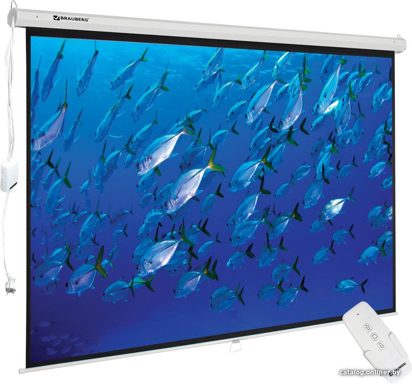 Проекционный экран BRAUBERG Moto 4:3 (180x240) 236734