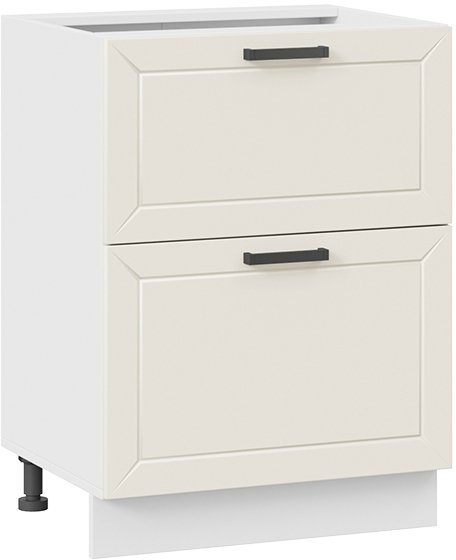 

Шкаф напольный Трия Лорас 1Н6Я2 (белый/холст брюле)