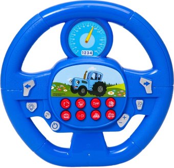 Развивающая игрушка Синий трактор Музыкальный руль 6960427