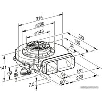Кухонная вытяжка Miele CSDA 7001 FL