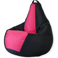Кресло-мешок Mio Tesoro Груша Kombo XXL GF-130x85-CHF (черный/фуксия)