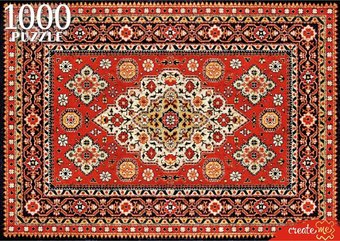 Пазл Рыжий кот Красный ковер ШТ1000-4879