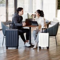 Чемодан-спиннер Ninetygo Danube MAX Luggage 24" (черный)