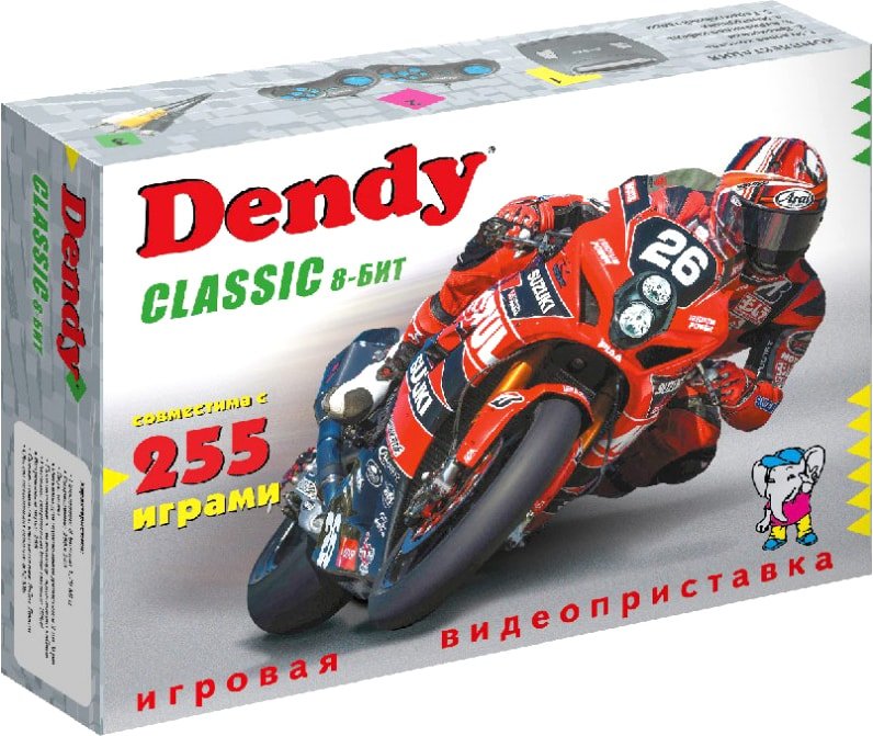 

Игровая приставка Dendy Classic (255 игр)
