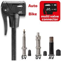 Насос ножной велосипедный Heyner PedalMax PRO (черный) в Борисове