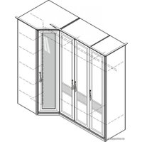Шкаф распашной Шатура Лючия светлая FU5-01.T8L 484233