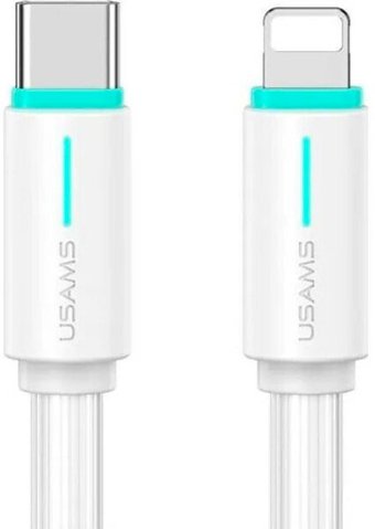 Кабель Usams SJ735 USB Type-С - Lightning (1 м, белый)