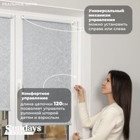 Рулонные шторы Sundays Home LM 97-08 61х160 (светло-серый)