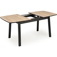 Кухонный стол Halmar Barril 130-170/80/74 (дуб артизан/черный)