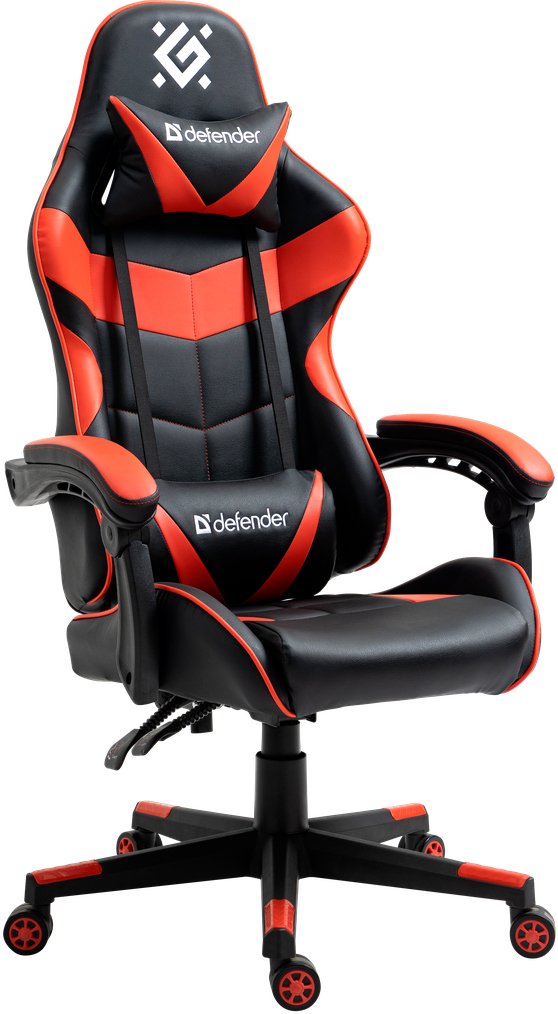 

Игровое (геймерское) кресло Defender Comfort (черный/красный)