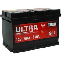 Автомобильный аккумулятор Ultra PRO R+ 730A (70 А·ч)