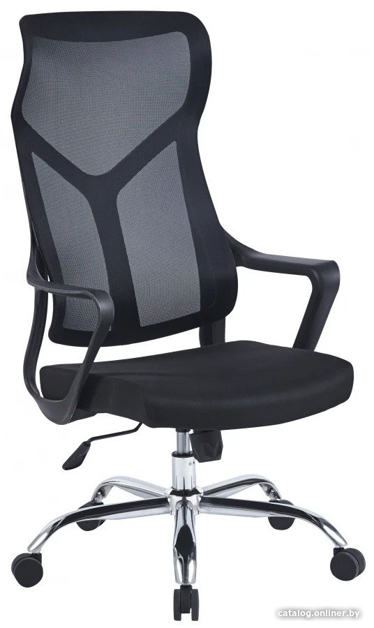 Офисное кресло SitUp Work chrome (сетка black/black)
