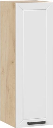 

Шкаф навесной Трия Лорас 1ВВ3 с одной дверью (дуб крафт золотой/холст белый)